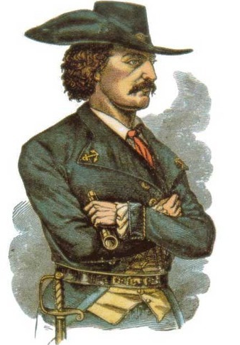 illustration of pirate Jean Lafitte in traditional attire representing famous New Orleans privateer and War of 1812 figure
