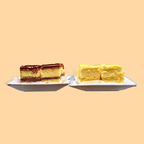 Chocolate and Lemon Doberge Squares